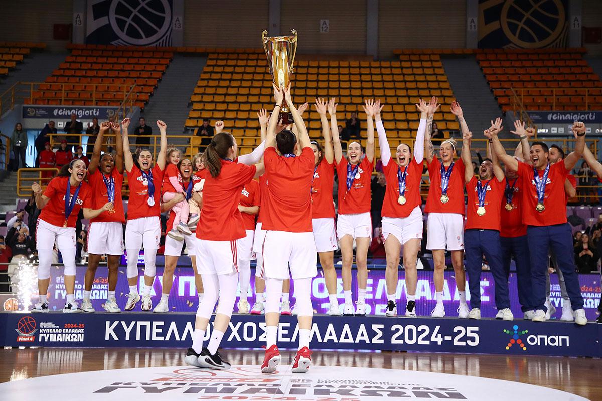 Κυπελλούχος Ελλάδας ο Ολυμπιακός!
