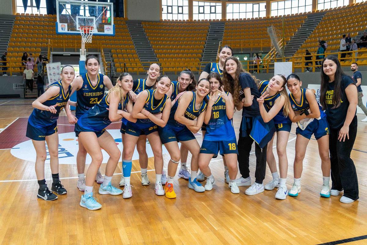 Πρωταθλήτριες νεανίδων οι Εσπερίδες!