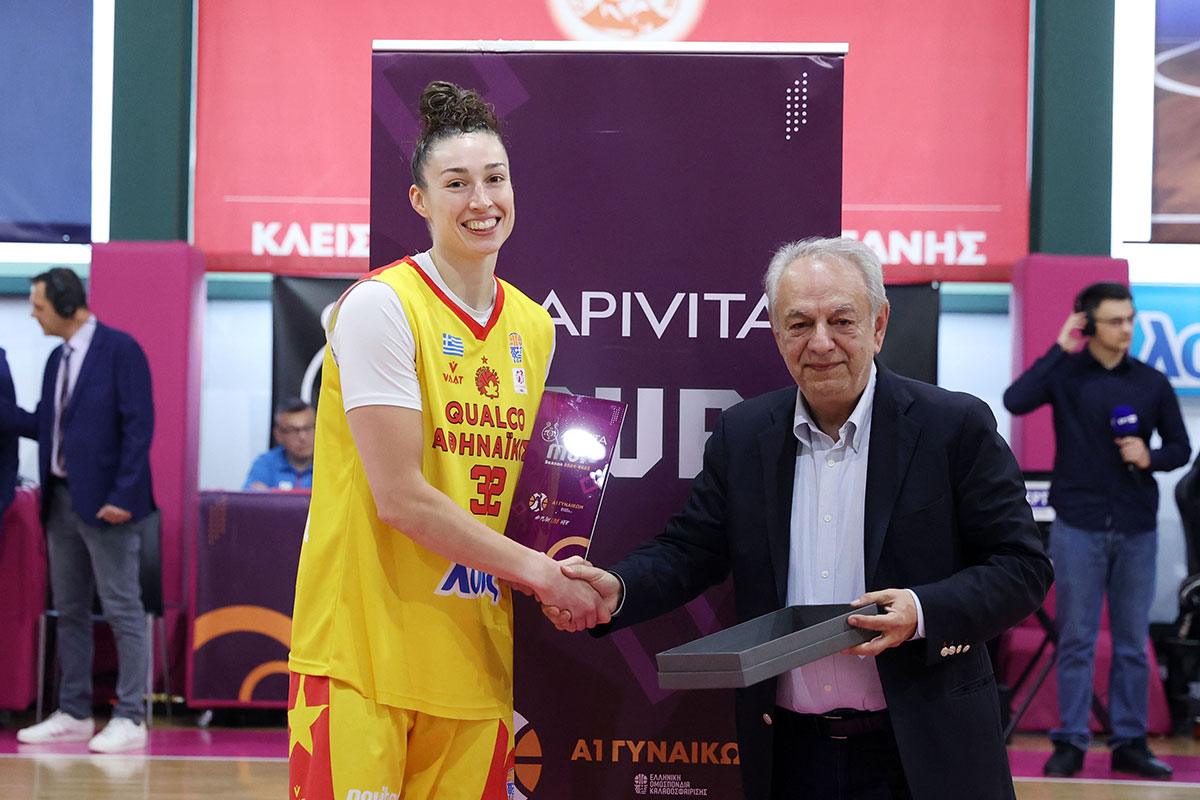 MVP της σεζόν η Τζέσικα Σέπαρντ!